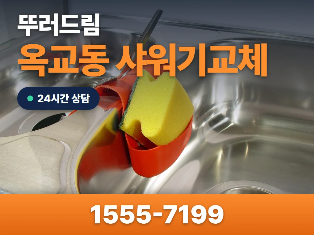 옥교동 샤워기교체 현장